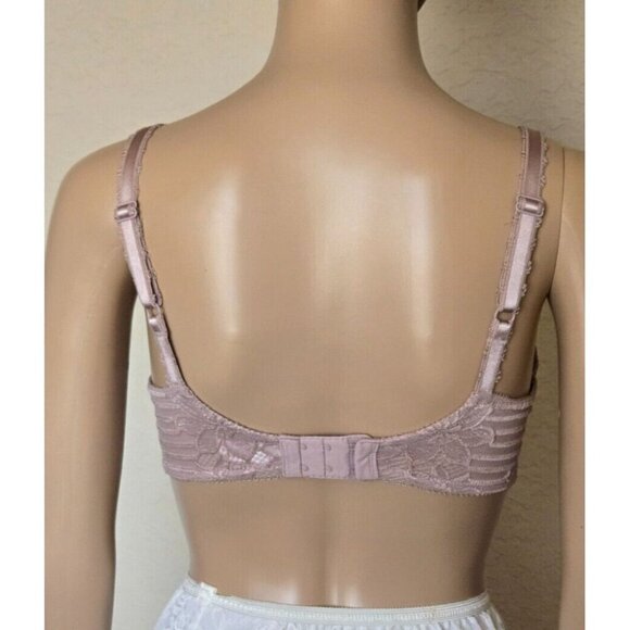 Wacoal Bra Perfectionist Contour Demi Seamless Underwire 853204 beige size 32DD - Picture 3 of 6